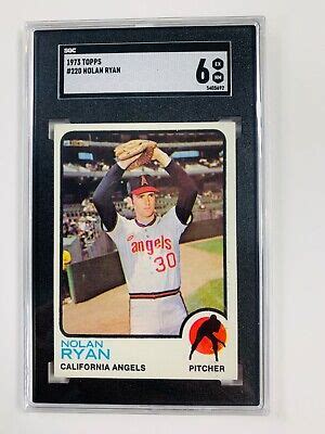 1973 TOPPS NOLAN RYAN 220 SGC 6 EX NM GRADED ANGELS HOF EBay