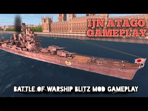 Battle Of Warship Blitz Atago Gameplay Youtube