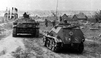 German Armour Enters The Outskirts Of Stalingrad September By