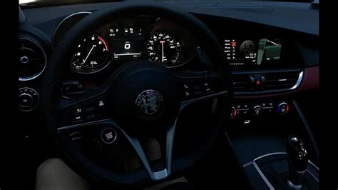 Giulia Interior at Night : AlfaRomeo