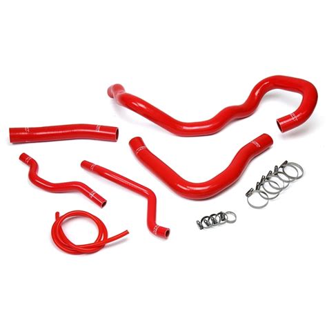 HPS Red Silicone Radiator Heater Hose For 2008 2017 Lancer 2 0L 2 4L DE