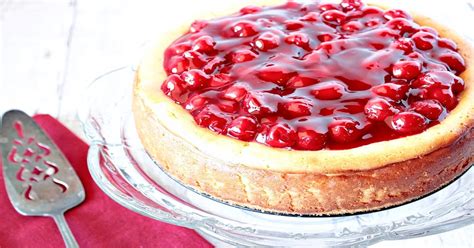 Baked Cherry Cheesecake Kudos Kitchen By Renee