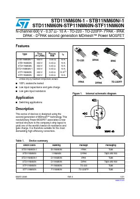 Stb Nm N Datasheet Pdf Stmicroelectronics