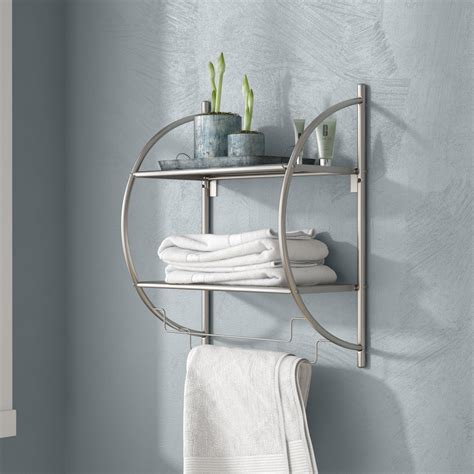 Brushed Nickel Shelf for Bathroom – Semis Online