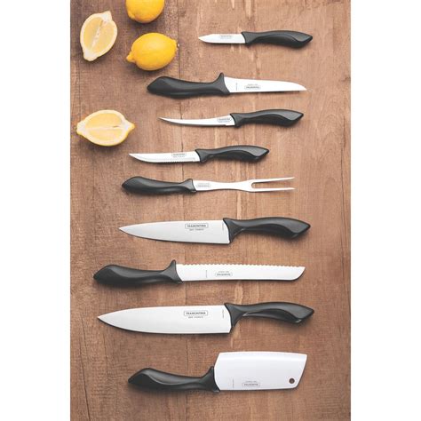 Tramontina Affilata 9 Piece Knife Set With Stainless Steel Blade And