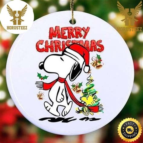 Snoopy and Woodstock Merry Christmas 2023 Snoopy Christmas Decorations ...