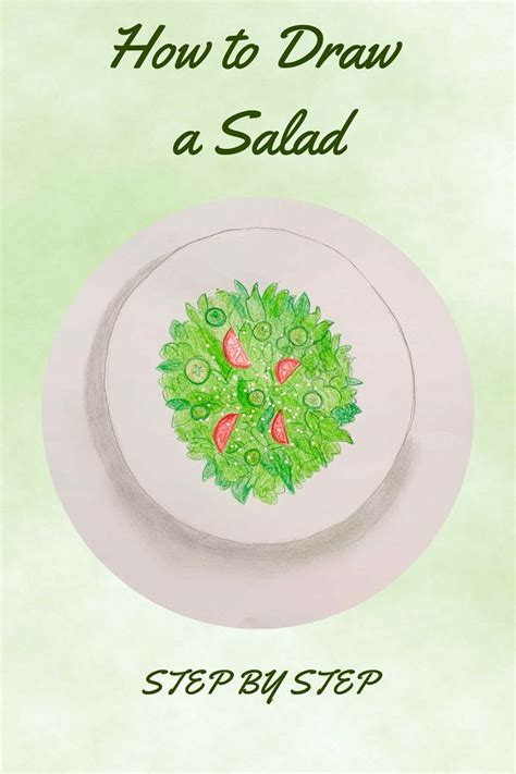 How To Draw A Salad Step By Step