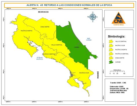 Cne Costa Rica On Twitter La Cne Levanta El Estado De Alerta Naranja