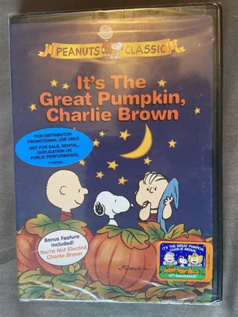 Peanuts Classic It S The Great Pumpkin Charlie Brown Halloween Vhs Free