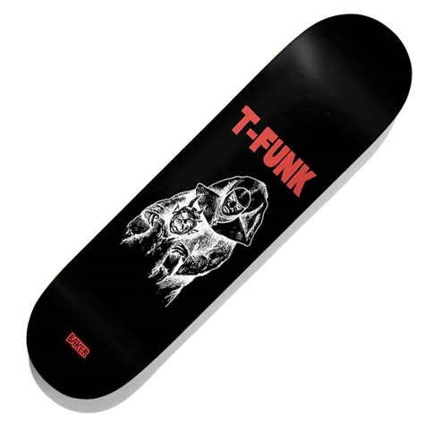 Baker Skateboards T Funk Whiplash Skateboard Deck 825 Skateboards