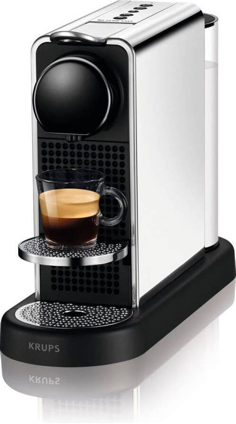 Krups Nespresso Citiz Platinum XN610D Koffiecupmachine Stainless Steel