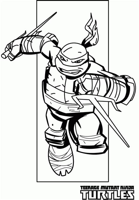 Ninja Turtle Michelangelo Coloring Pages Clip Art Library