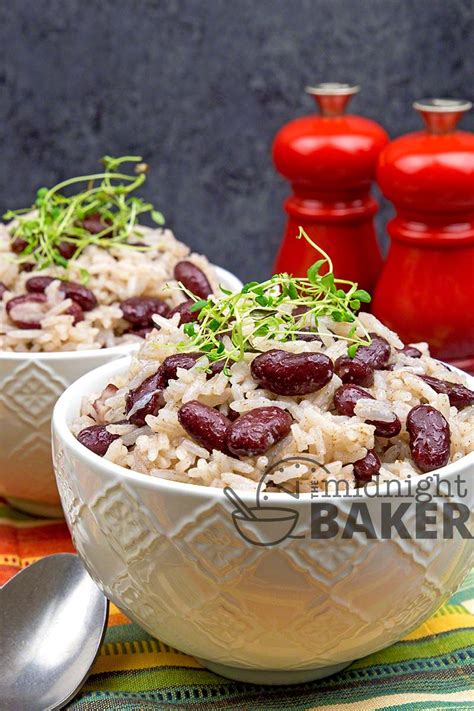 Jamaican Coconut Rice - The Midnight Baker - Budget Meal