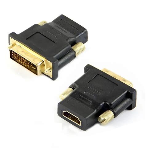 Dvi D 24 1 Male Dvi To Hdmi Female Adapter Converter Connector Head