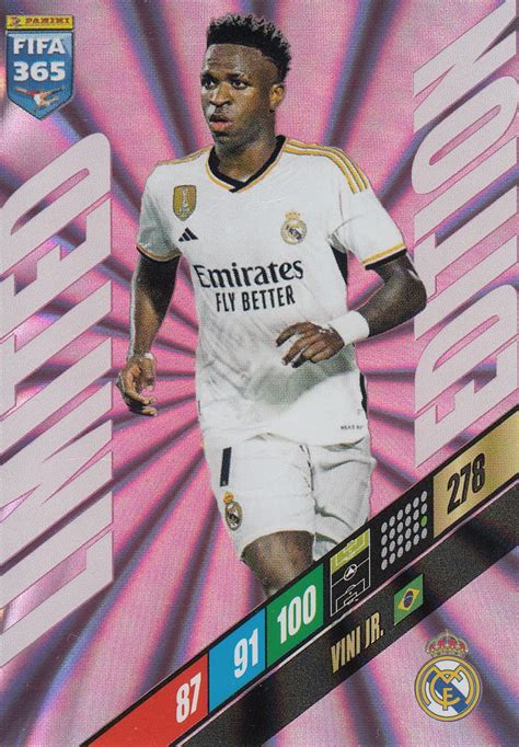 FIFA 365 2024 LIMITED EDITION Vini JR Vinicius Karta Kolekjconerska