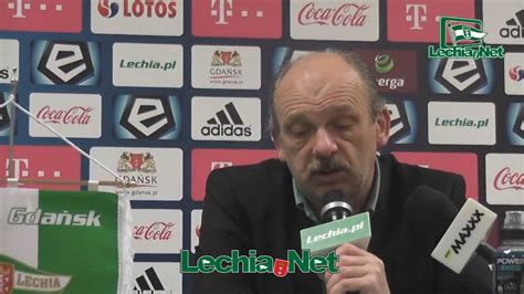 Konferencja Prasowa Po Meczu Lechia Gda Sk L Sk Wroc Aw