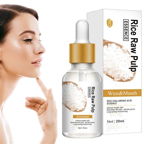 20ml New White Rice Whitening Serum Face Moisturizing Cream Anti