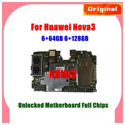 Factory Unlocked For HuaWei NOVA 3 Motherboard Unlocked Logic Board