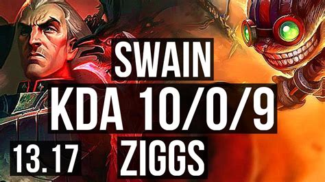 SWAIN Karma Vs ZIGGS Maokai ADC 10 0 9 Rank 7 Swain Legendary