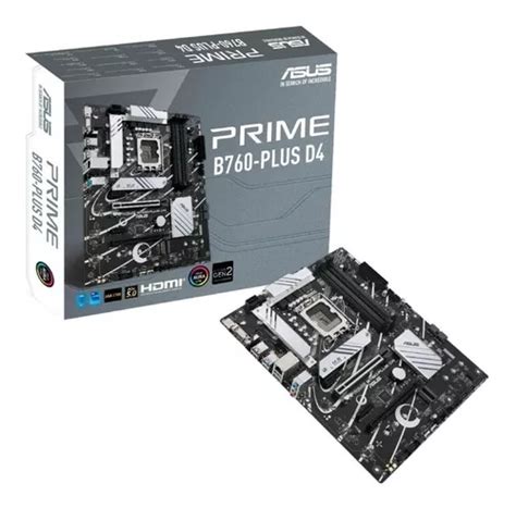 Placa Madre Asus Prime B760 Plus D4 Cuotas Sin Interés