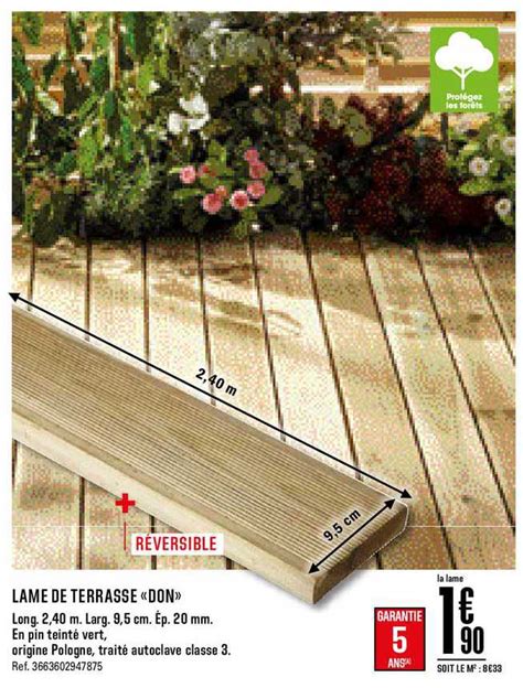 Promo Lame De Terrasse Don Chez Brico D P T Icatalogue Fr