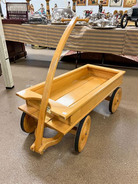 Custom Wooden Coaster Wagon In Hard Rock Maple Auction