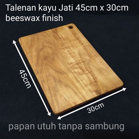 Jual Talenan Kayu Jati Jumbo Cm X Cm Telenan Besar Papan Utuh