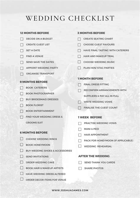 Wedding Checklist In 2024 Wedding Checklist Wedding Planning