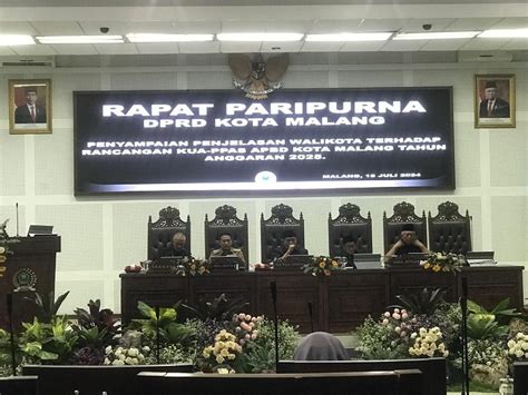 PJ WALI KOTA MALANG SAMPAIKAN RANCANGAN KUA PPAS 2025 Siarindo Media