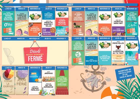 Programme Jeunesse des vacances dÉté 2023 Centre Social Culturel