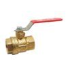 F Brass Full Port Ball Valve Red White Valve Corp