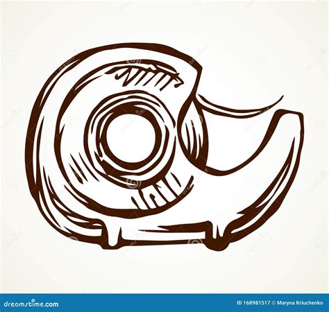 Rollo De Cinta Adhesiva Dibujo De Vectores Ilustraci N Del Vector