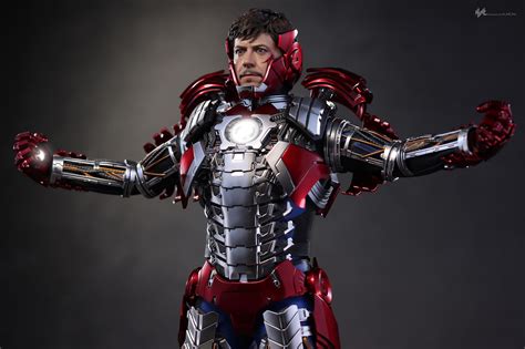 Jual Hot Toys Mms Iron Man Tony Stark Mark V Suit Up Version