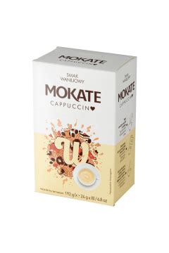 Mokate Cappuccino Kawa Rozpuszczalna Smak Waniliowy 8 X 24 G