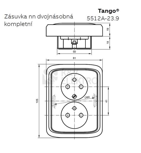 Abb Tango Dvojz Suvka Hn D A H S Clonkami K V Elektro A S