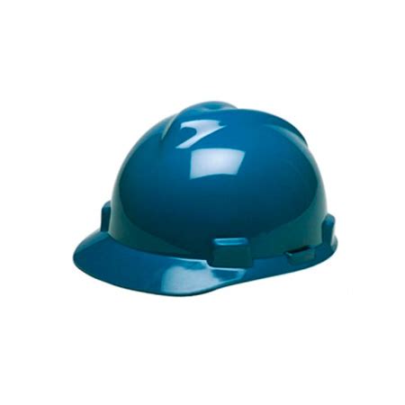 Casco Msa V Gard Azul Comercial Argentina