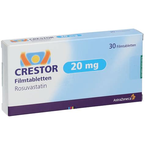 Crestor 20 Mg Filmtabletten 30 St Mit Dem E Rezept Kaufen Shop Apotheke