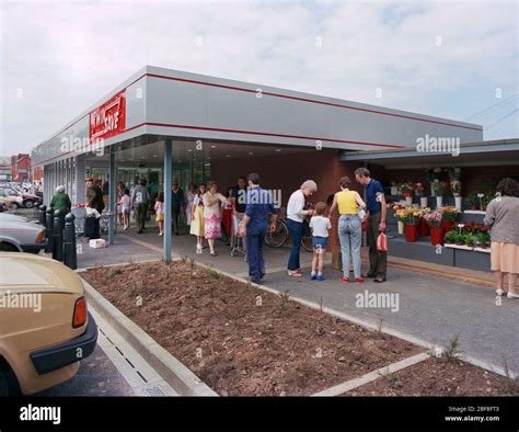 1987 Kwik Save Supermarket Prestatyn North Wales UK Stock Photo Alamy