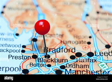 Blackburn en un mapa fotografías e imágenes de alta resolución Alamy