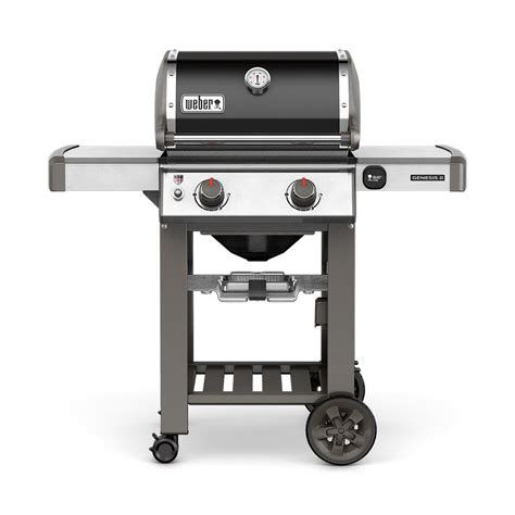 Weber Genesis II E 210 2 Burner Natural Gas Grill In Black With Built