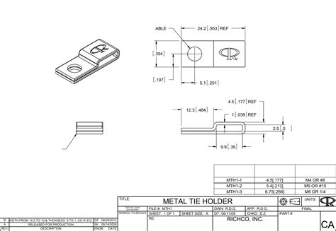 Mth Series Drawing By Essentra Components Datasheet Digikey