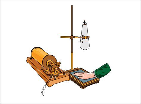 wilhelm roentgen x ray machine vector illustration 17614547 Vector Art ...