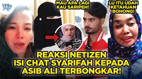 Reaksi Netizen Isi Chat Syarifah Kepada Asib Ali Terbongkar Youtube