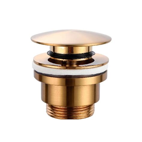 Desagüe para Lavabo Válvula Universal de Clic Clac Color Oro