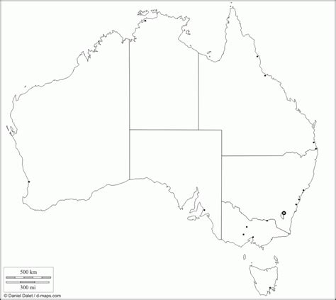 Blank Map Of Australia Printable Printable Maps