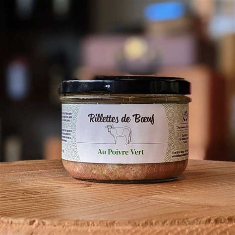 Rillettes De B Uf Au Poivre Vert Gr Charcuterie Des Hommes Et Des