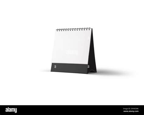 Desk Calendar Mockup 3d Rendering Stock Photo Alamy