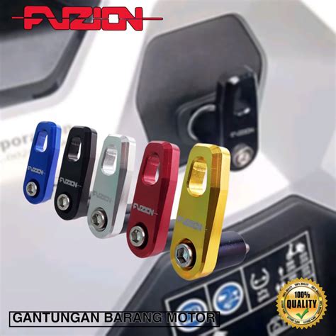 Jual Gantungan Barang Motor Full Cnc Asli Fuzion Baut Stainless Untuk