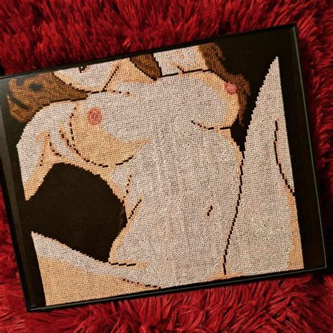 Nsfw Naked Female Body Sexy Tempting Cross Stitch Pattern Etsy