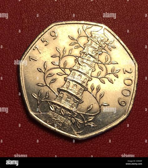 Rare Kew Gardens P Coin Collectible Stock Photo Alamy